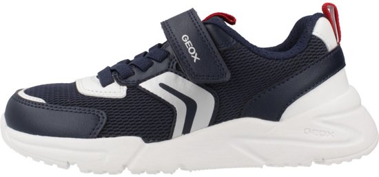 GEOX LOFTUS JONGENS Sneakers - MARINEBLAUW/ROOD - Maat 39