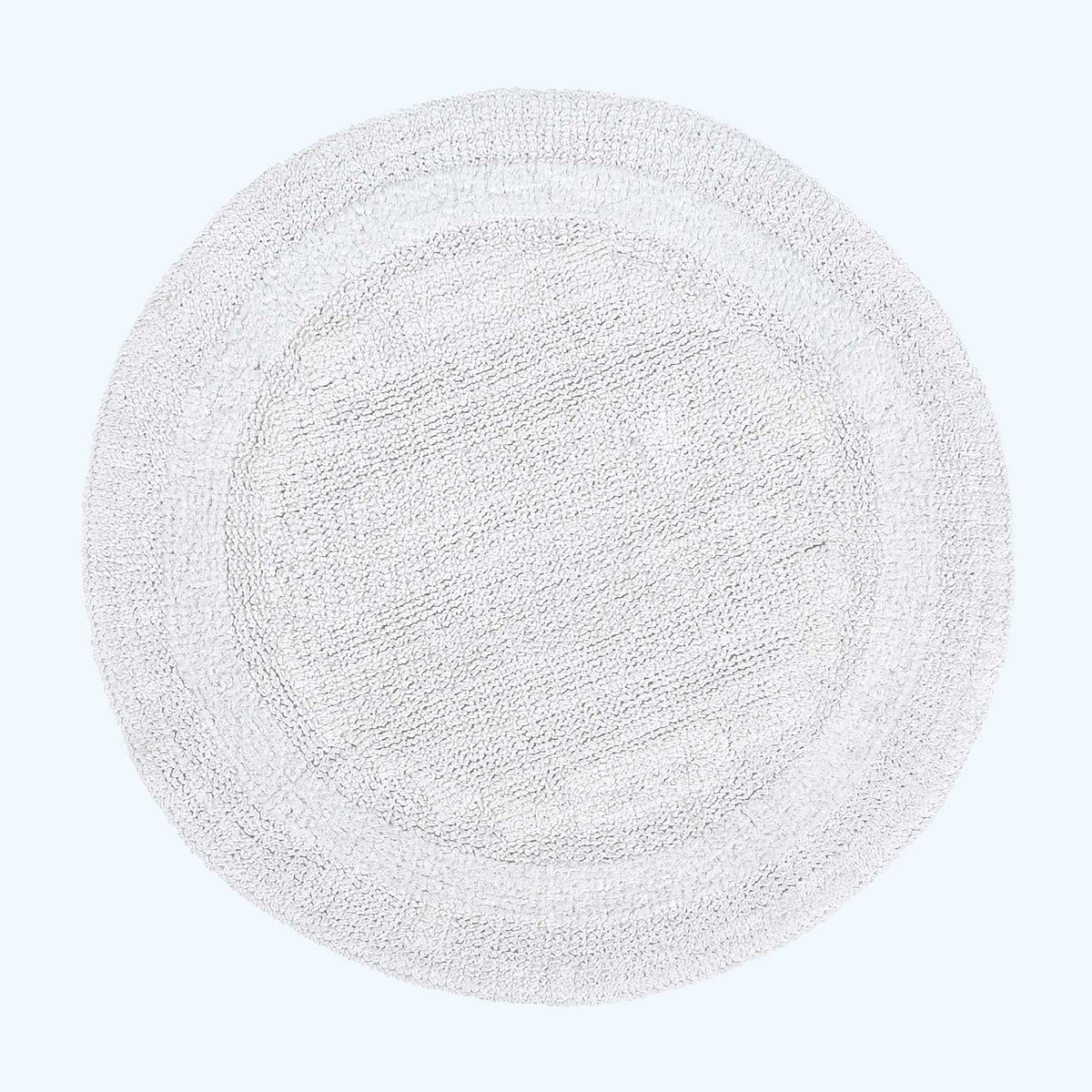 Homescapes Ronde Badmat Wit 80 cm gemaakt van 100% Katoen op Prijzenvolger.com
