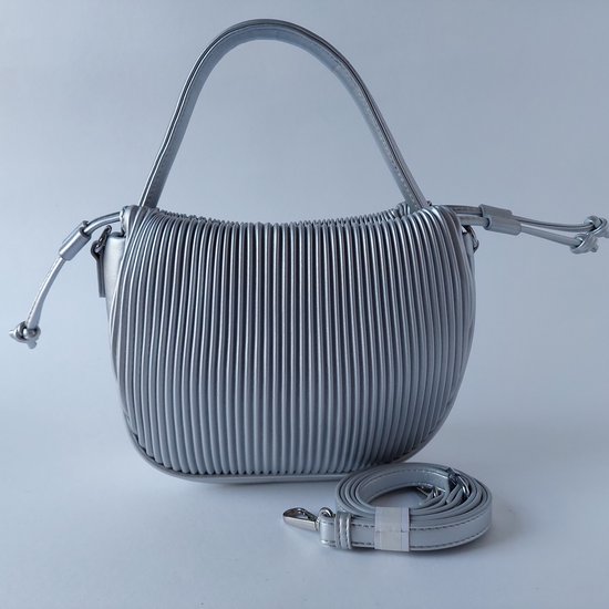 Sac à main vegan sac à bandoulière Bulaggi couleur argent