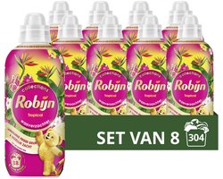 Robijn Collections Wasverzachter - Tropical - 8 x 38 wasbeurten - Voordeelverpakking