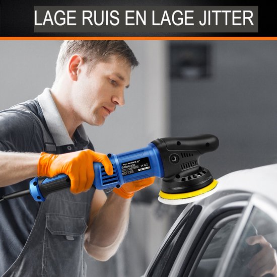Polijstmachine Vireo - 5000 W - Dual-action excentrische autobuffer - 6 ...