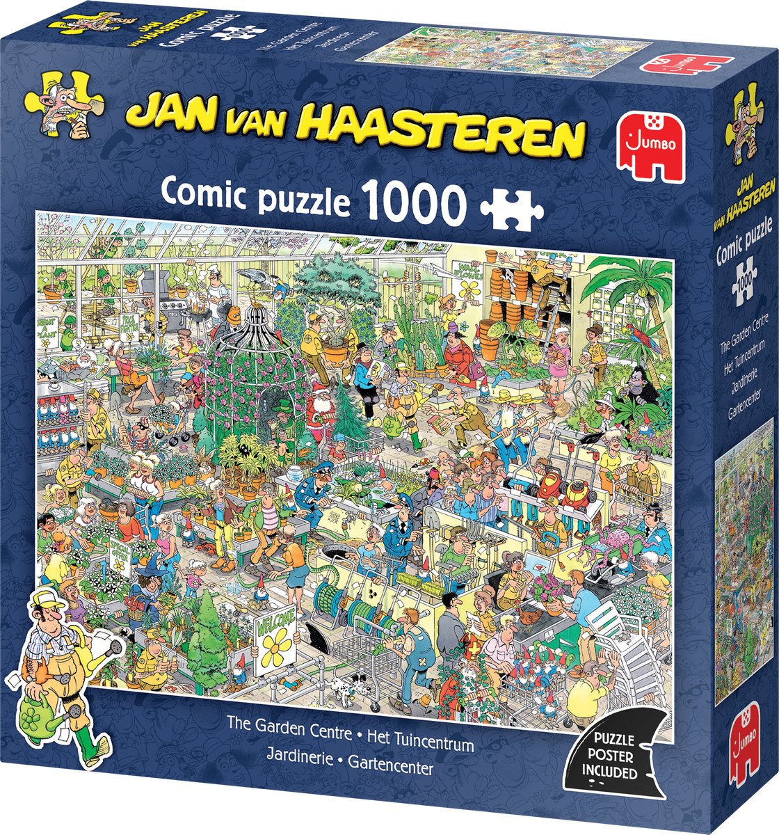 Jan van Haasteren - Het Tuincentrum - 1000 stukjes puzzel - Legpuzzel — afbeelding 10