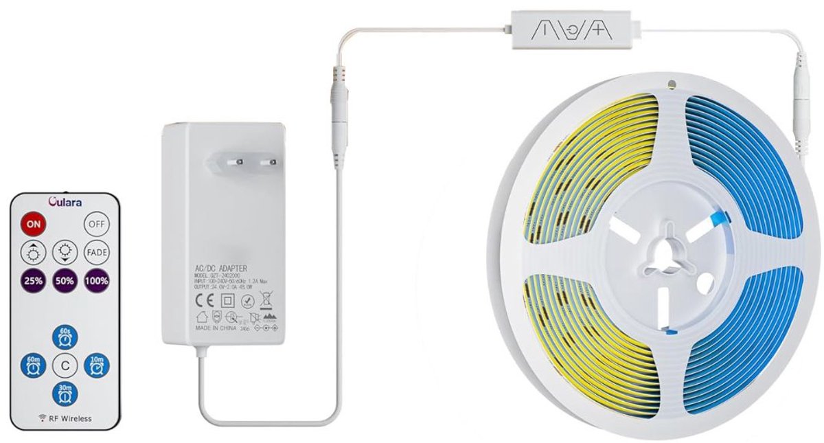 ApexArte® Led Strip 6 Meter - Led-Strips met Afstandsbediening - Veelkleurig - Wit