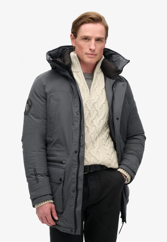 Superdry City Padded Parka Winterjas Heren - Maat L