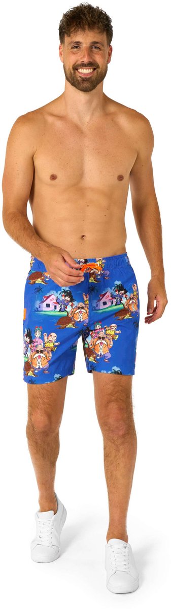 OppoSuits Zwembroek Dragon Ball - Kame House - Heren Swim Short - Korte Broek - Met Trektouwtjes en Zakken — afbeelding 9