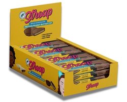 Stroap Melk Chocolade Pindakaas - Display (20 st à 42g) - Proteine repen - glutenvrij - afvallen - chocolade - pindakaas Image