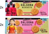 Squid Game Yummer's biscuits koekjes boter & vanille 4 x 12st
