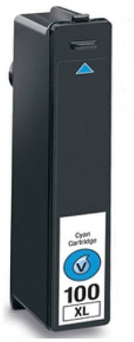 Inktcartridge geschikt voor Lexmark 100XL | 1x Cyaan geschikt voor S400 - S500 - S600 - S800 Series - Genesis - Impact - Interact - Interpret - Intuition - Pinnacle Pro901 - Platinum Pro900 Series - Prestige Pro800 Series - Prevail Pro700 Series