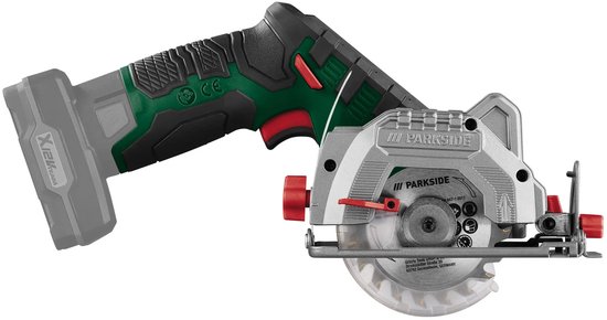 Parkside Accu Handcirkelzaag - 12V - zonder accu - Soft start - 3-traps accu weergavestatus
