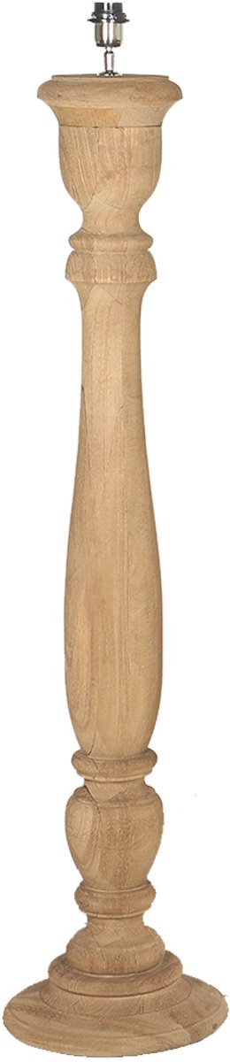 by Mooss - Vloerlamp - Boston - Sunburn - Naturel - Hout - Robuust - Landelijk - Woonkamer - Stoer - Trendy - Hip - Sfeervol