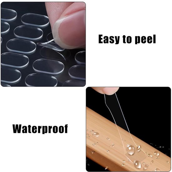 Pack Of 350 Round Transparent Double Sided Adhesive Tape, Double Sided Adhesive Dots, Removable Sticker, Traceless Multi-Purpose Tape For Party