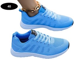 Livano Tennisschoenen - Heren - Dames - Tenniskleding - Indoor - Outdoor - Hemelsblauw - Maat 40