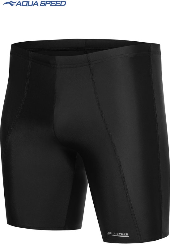 Maillot de bain long pour homme Aqua Speed ​​- Jammer moulant pour l'entraînement et la compétition - Ultra résistant au chlore - Séchage rapide et durable - Zwart L