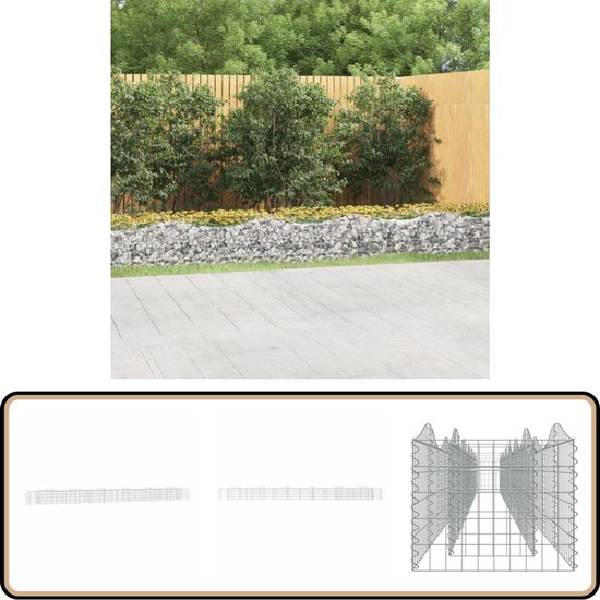 BELLISSA Schanskorf plantenbak 146x40 cm kopen