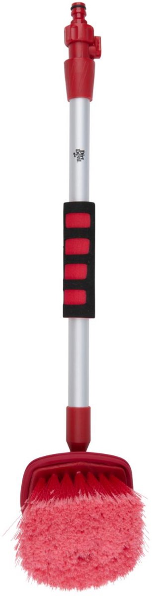 Dirt Devil Autowasborstel met Wateraansluiting - Wasborstel Auto met Waterregeling - Autoborstel Ca. 51 cm - Waterborstel Auto voor Tuinslang