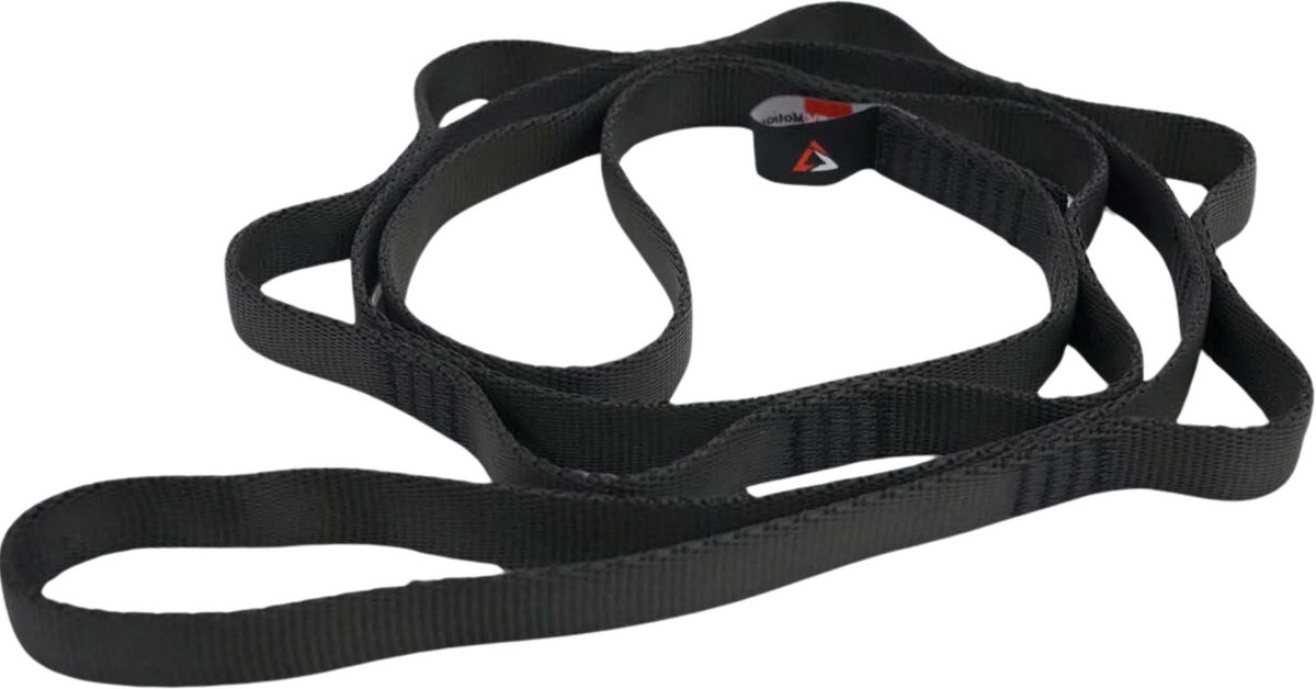 APEX Motion Dip Belt Rope 110 cm - Vervanging Voor Ketting - Extreem Sterk - Polyester - Full Black