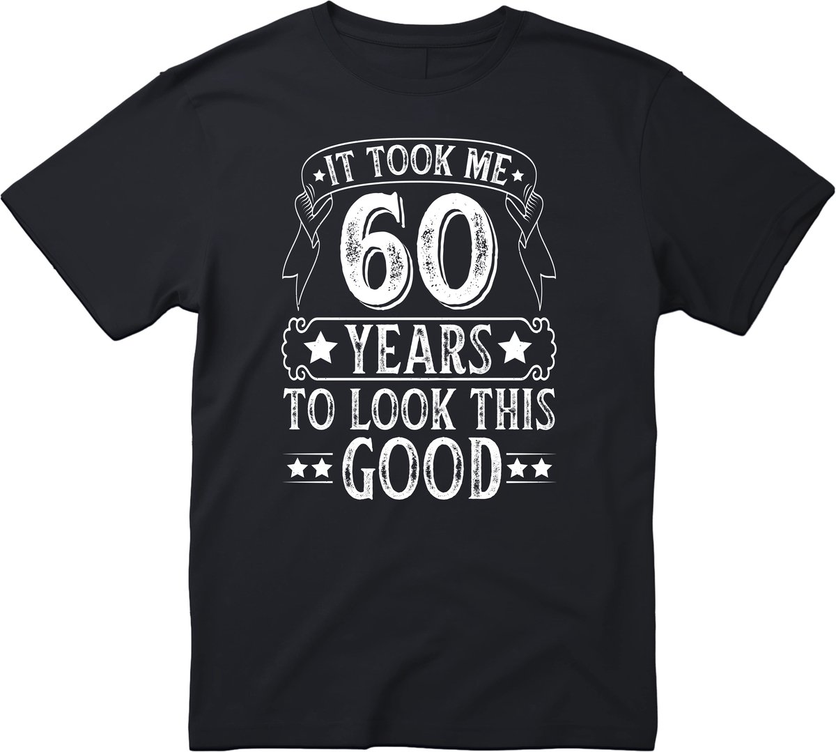 It Took Me 60 Years To Look This Good T-shirt - Verjaardag en feest cadeau - Cadeau tip – 60 jaar cadeau - 60 jaar - T-shirt - 1965 - Heren - Grappig Verjaardag en Feest Cadeau Shirt - Maat M