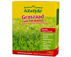 AZstyle Graszaad Herstel - Doorzaaien van Kale Plekken - 2 KG - voor 80 tot 120 m2