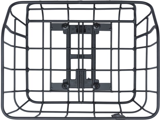 Basil Portland fiets achtermand MIK, 25L, mat zwart -aluminium -verstelbare bevestigingsband van Basil — afbeelding 2