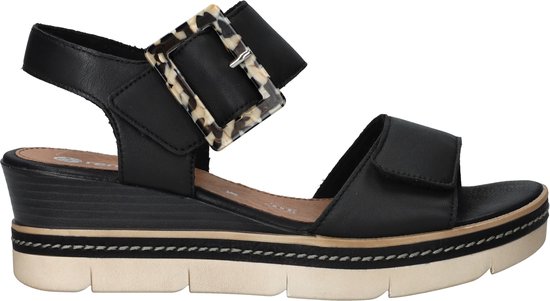 Remonte -Dames - zwart - sandalen - maat 37
