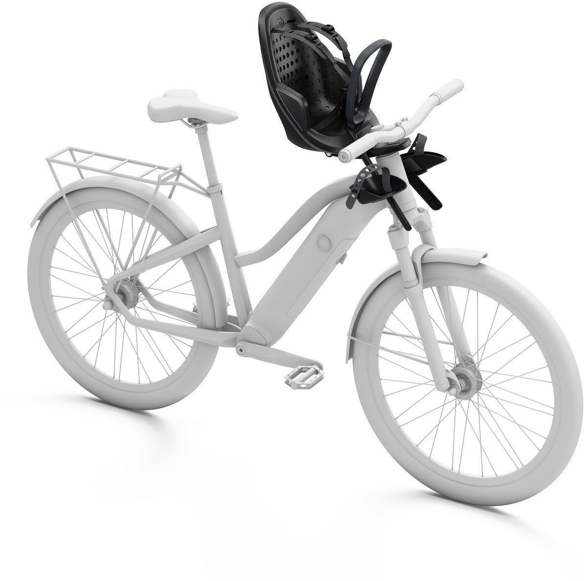 Thule Yepp 2 mini - fietsstoeltje - Midnight black thumbnail 5