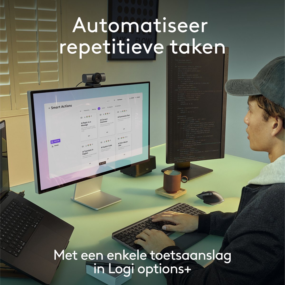Logitech MX Keys S voor Mac - Toetsenbord thumbnail 2