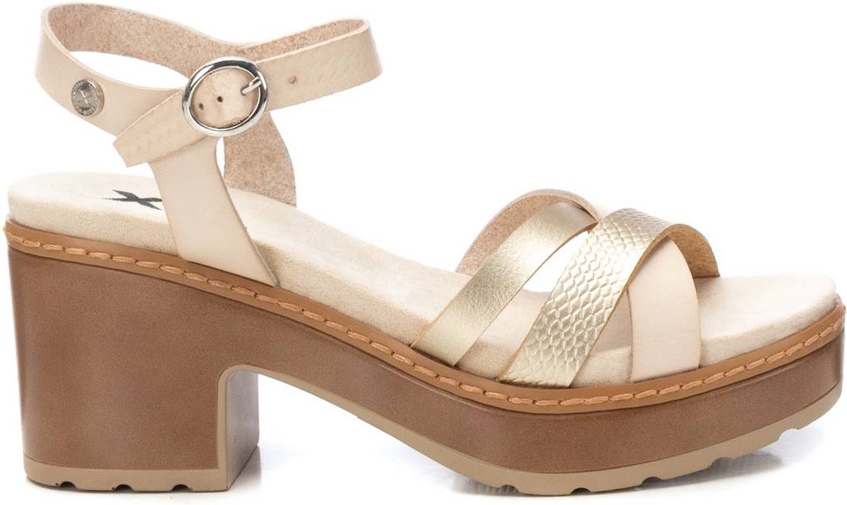Xti 144086 Hakken Sandalen Beige EU 39 Vrouw