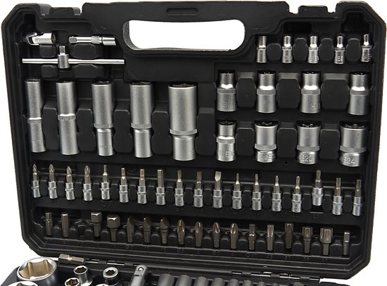 Ensemble de 108 douilles 1/2 "1/4"