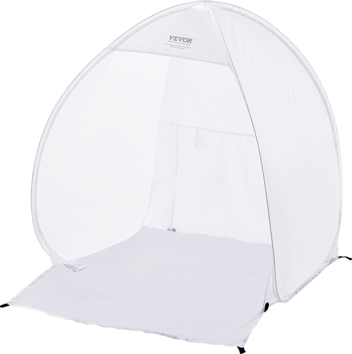 VEVOR Paint Booth Diy-Spuitverf Spuitverf Beschermende Tent Pop-Up Uitlaat Wit