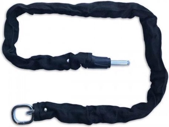 Axa Solid Plus Ringslot ART2 Zwart + Insteekketting 100 cm 5,5 mm Zwart van AXA — afbeelding 2