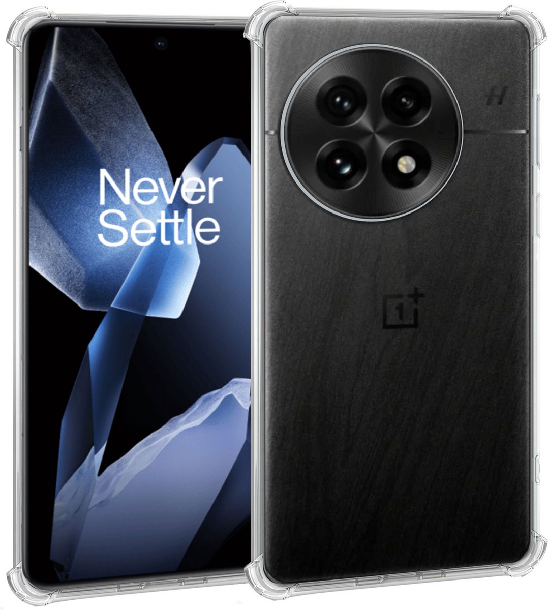 Geschikt voor OnePlus 13R - Hoesje - Shock Proof Case – Cover Transparant