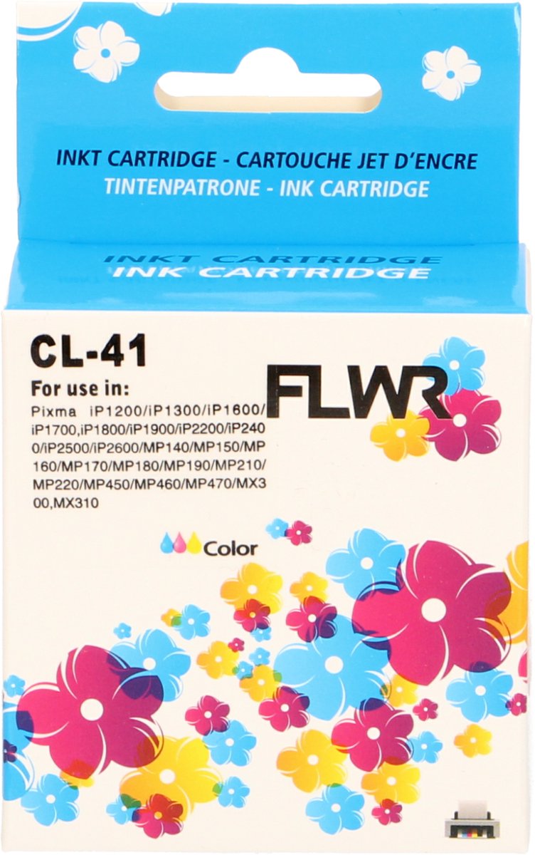 FLWR - Inktcartridge / CL-41 / Kleur - Geschikt voor Canon