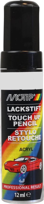 Motip 900106 - Auto lakstift - Mat Zwart - 12 ml