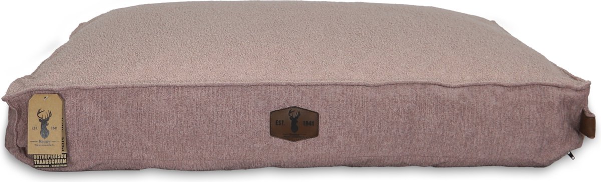 Boony est 1941 premium ligkussen orthopedisch misty rose 100x70x17cm