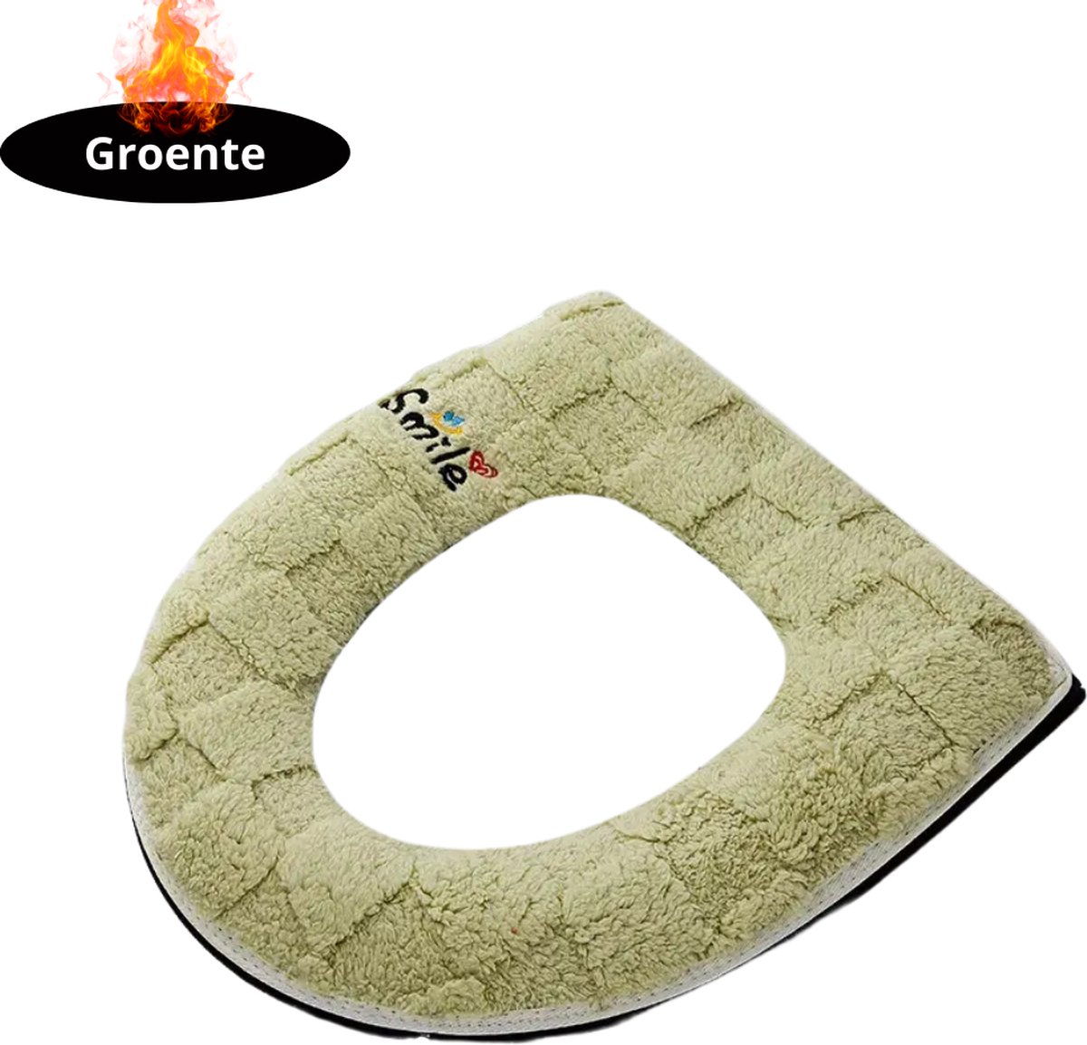 Livano Wasbare Toiletbril Cover - Wc Bril Hoes - Toiletbril - Wc Deksel - Toiletafdekking - Verwarmde Wc Bril - Groente
