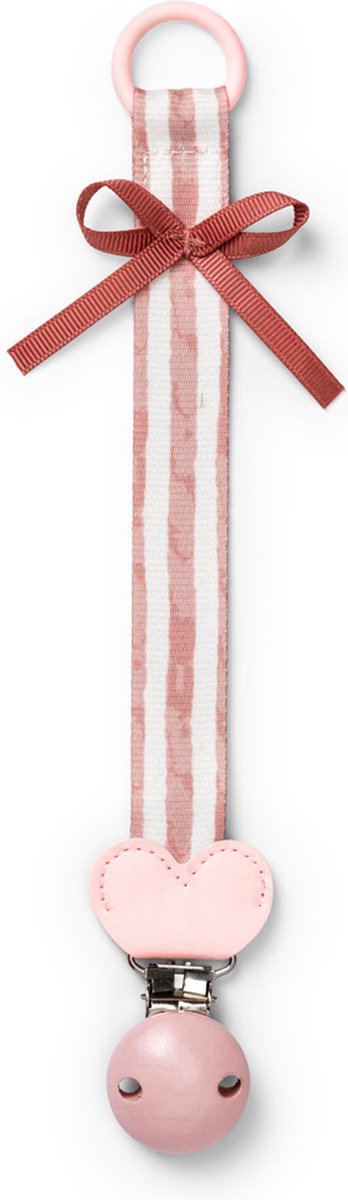 Elodie Fopspeenketting Hout - Speenkoord - Fopspeenketting - Fopspeenhouder- Speenclip - Candy Stripes