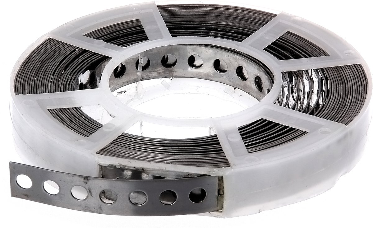 Montageband RVS 1,7 x 10 meter | Per Rol