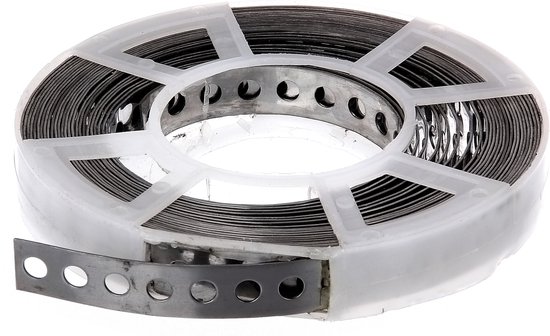 Montageband RVS 1,7 x 10 meter | Per Rol
