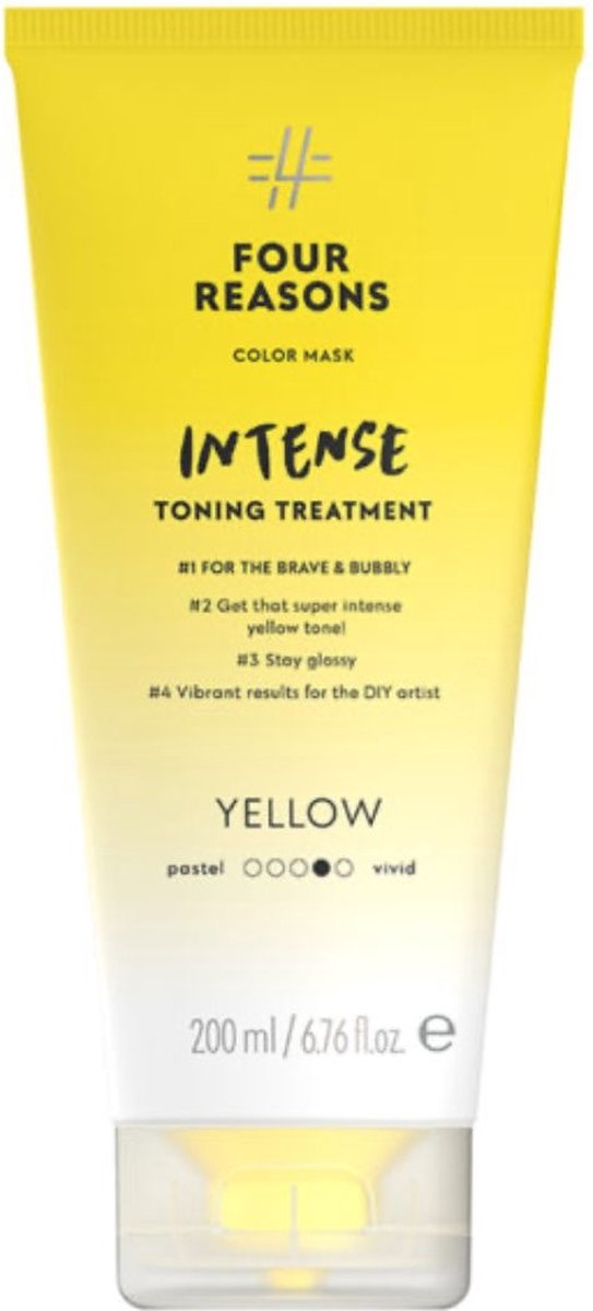 Four Reasons - Mask Intense Toning Treatment Yellow - 200ml