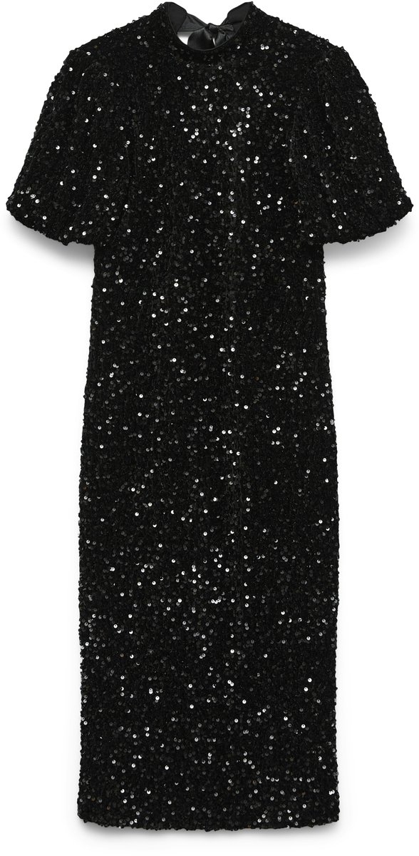 VERO MODA - VMBELLA 2/4 HIGHNECK CALF SQ DRESS JRS - Dames - Maxi jurken