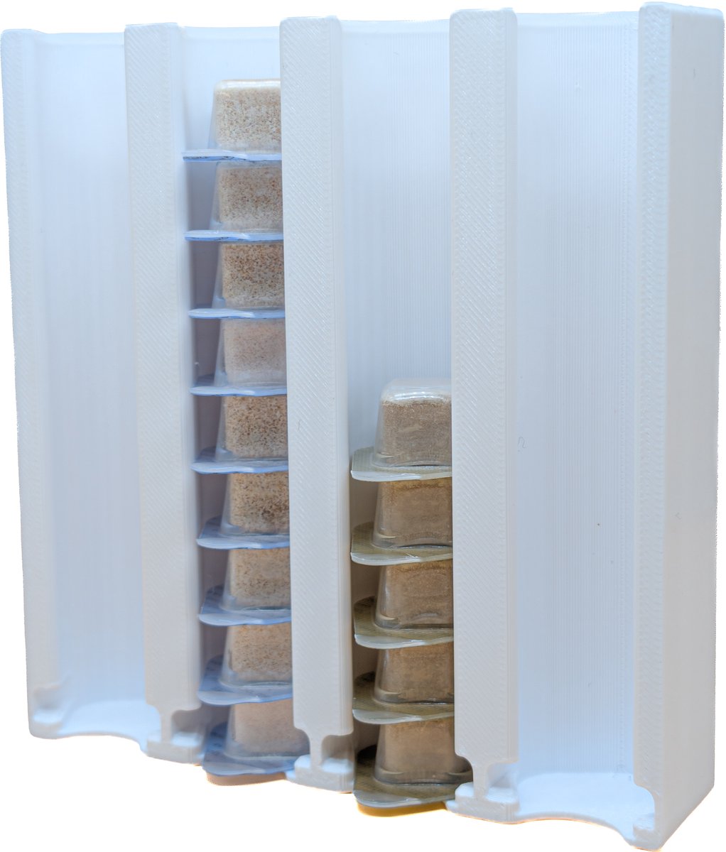 Dispenser Geschikt Voor Waterdrops Bruistabletten - 4x10 bruistabletten - Houder voor Waterdrop Drinkfles Bruistabletten