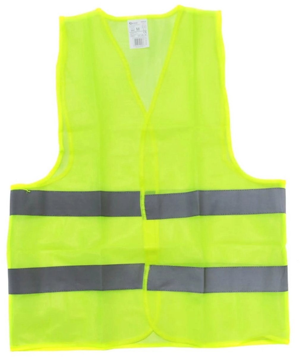GEKO Reflecterend veiligheidsvest - basic - geel - maat M - polyester