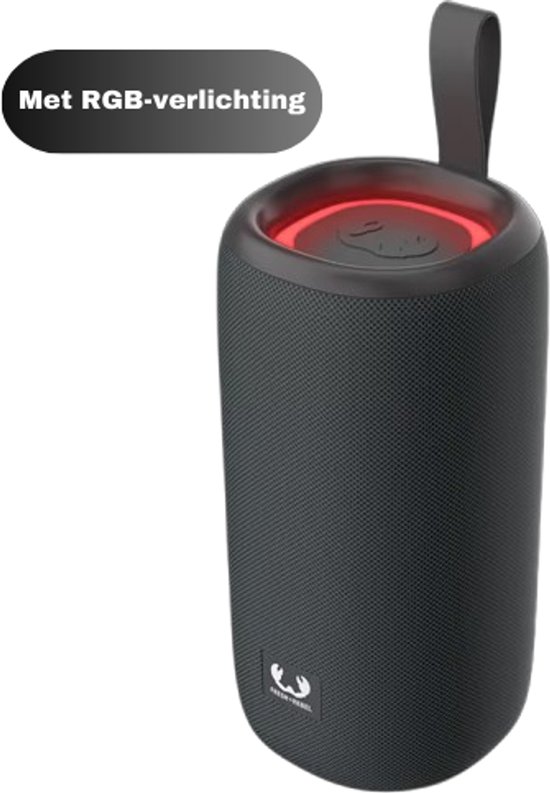 Fresh 'n Rebel Draadloze Speaker - Draadloze Bluetooth Speaker - Met RGB-verlichting - Zwart van Fresh ‘n Rebel — afbeelding 2