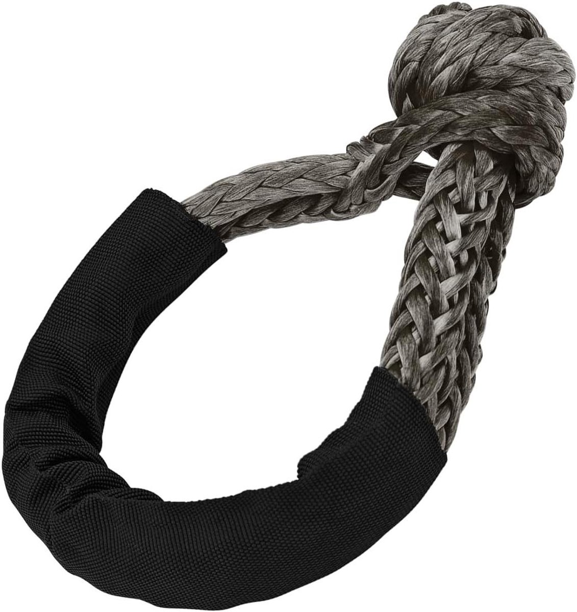 Synthetisch touw met zachte sluiting voor bevestigingsriemen - spanbanden en verankeringskoord voor offroad-aanhangers - flexibele touwkettingen voor SUV en ATV Truck Off-Road Rescue .