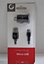 Grab 'n Go 12V USB head (incl micro USB cable 1m) met 1 USB poort - 1A - zwart