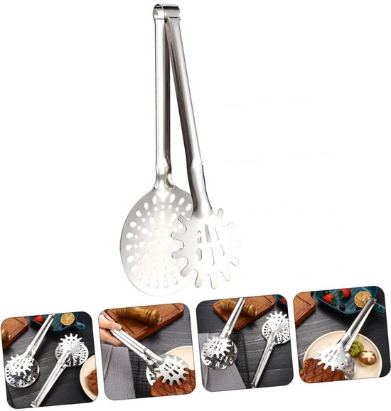 MSY BIGSUNNY Küchenzange ? 17,8 cm Mini-Silikon-Servierzangen ? Set von 3 (grün