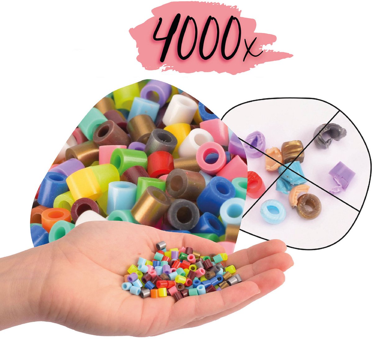 Vaessen Creative Strijkkralen Set - Assortiment - 24 kleuren - 5000 stuks — afbeelding 6