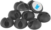 Clips de câble autocollants 3M - 10 Pièces - Support de câble - 28x28mm - Organisateur de câbles - Keltin