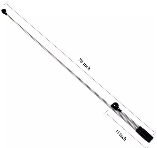 Nivard Golfbalhengel - Golfhengel - Uitschuifbaar - Ball Retriever - Golf Accessoires - Oranje van Merkloos — afbeelding 2