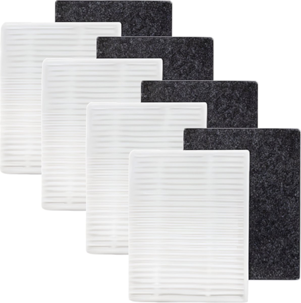 4x Filter set geschikt voor Eufy Clean G50 / G50 Hybrid / L50 / L50 SES / L60 / L60 Hybrid